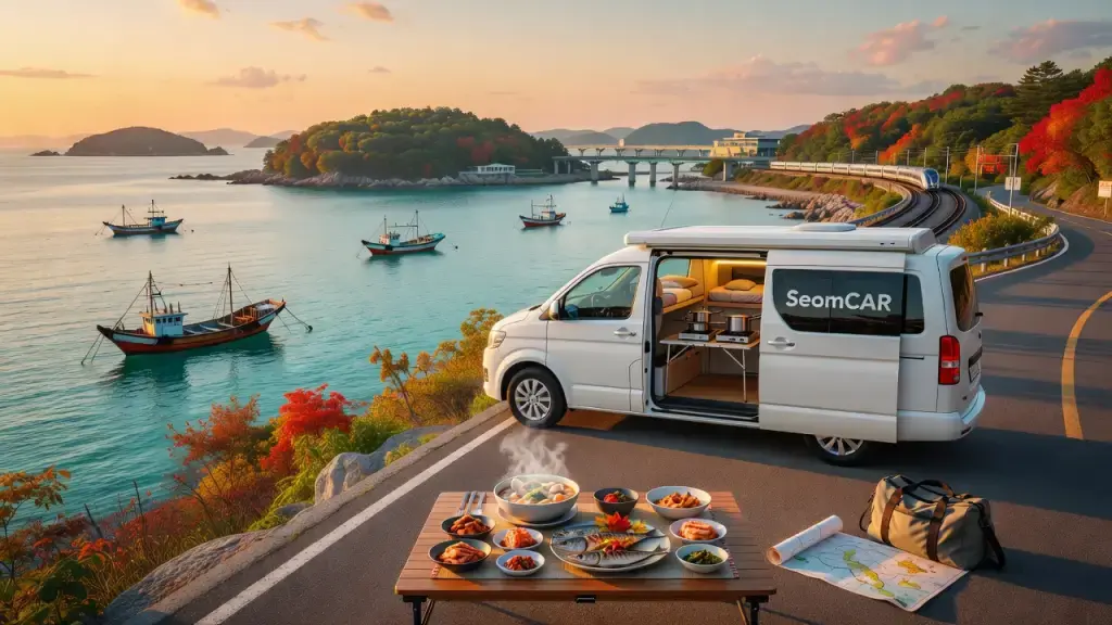 Shinan Pilot Lets Visitors Sleep in Camper Vans While Island Hopping